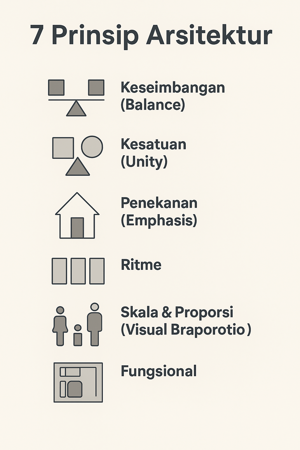 7 Prinsip Arsitektur dan Contohnya