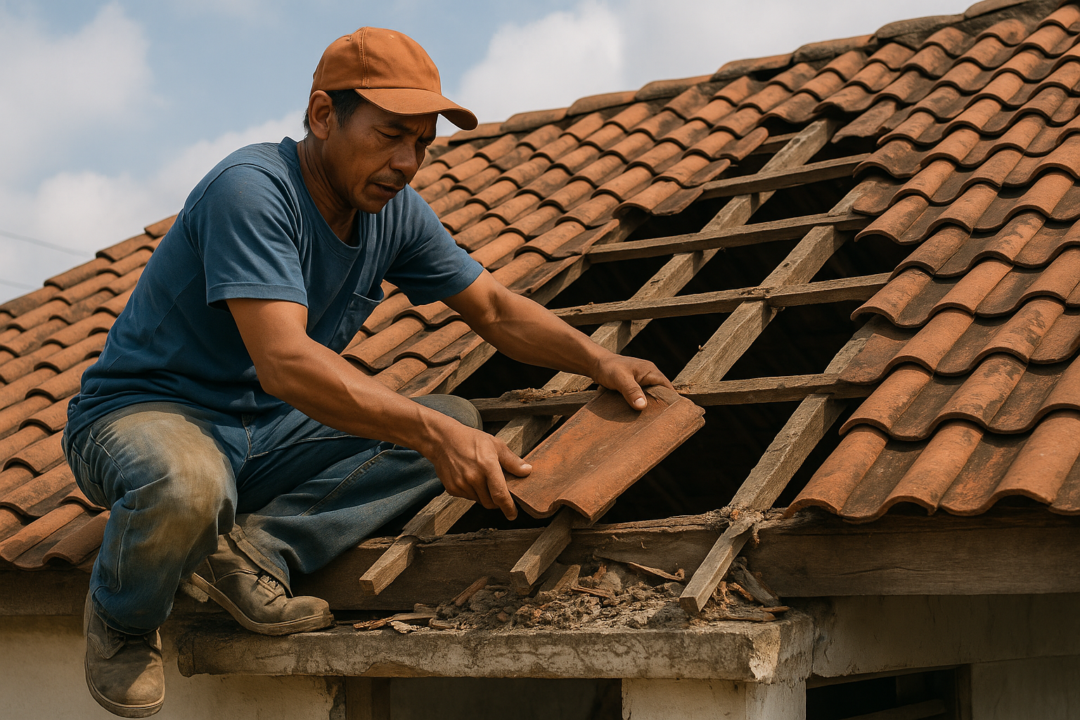 Harga Borong Bongkar Pasang Atap