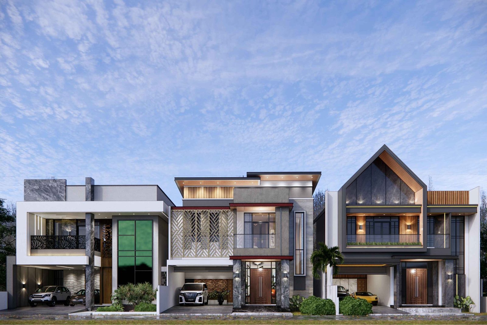 Desain Rumah Mewah Modern 2 Lantai yang Elegan