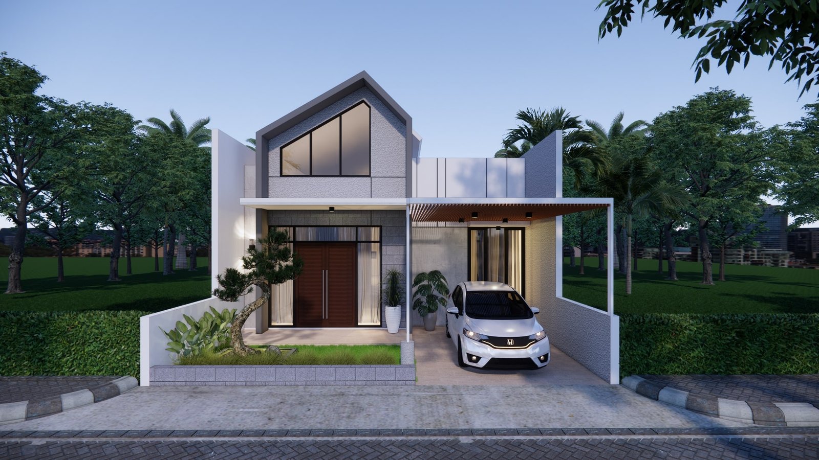 Desain Rumah Modern Minimalis 2 Lantai Terbaru