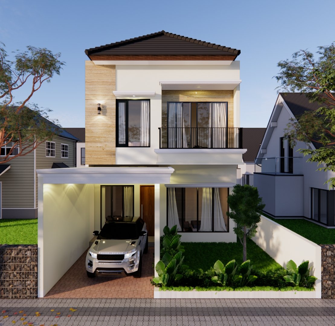 Desain Rumah Minimalis 2 Lantai yang Nyaman dan Fungsional