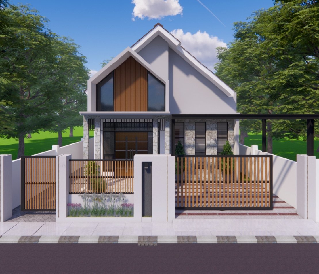 Desain rumah daerah panas