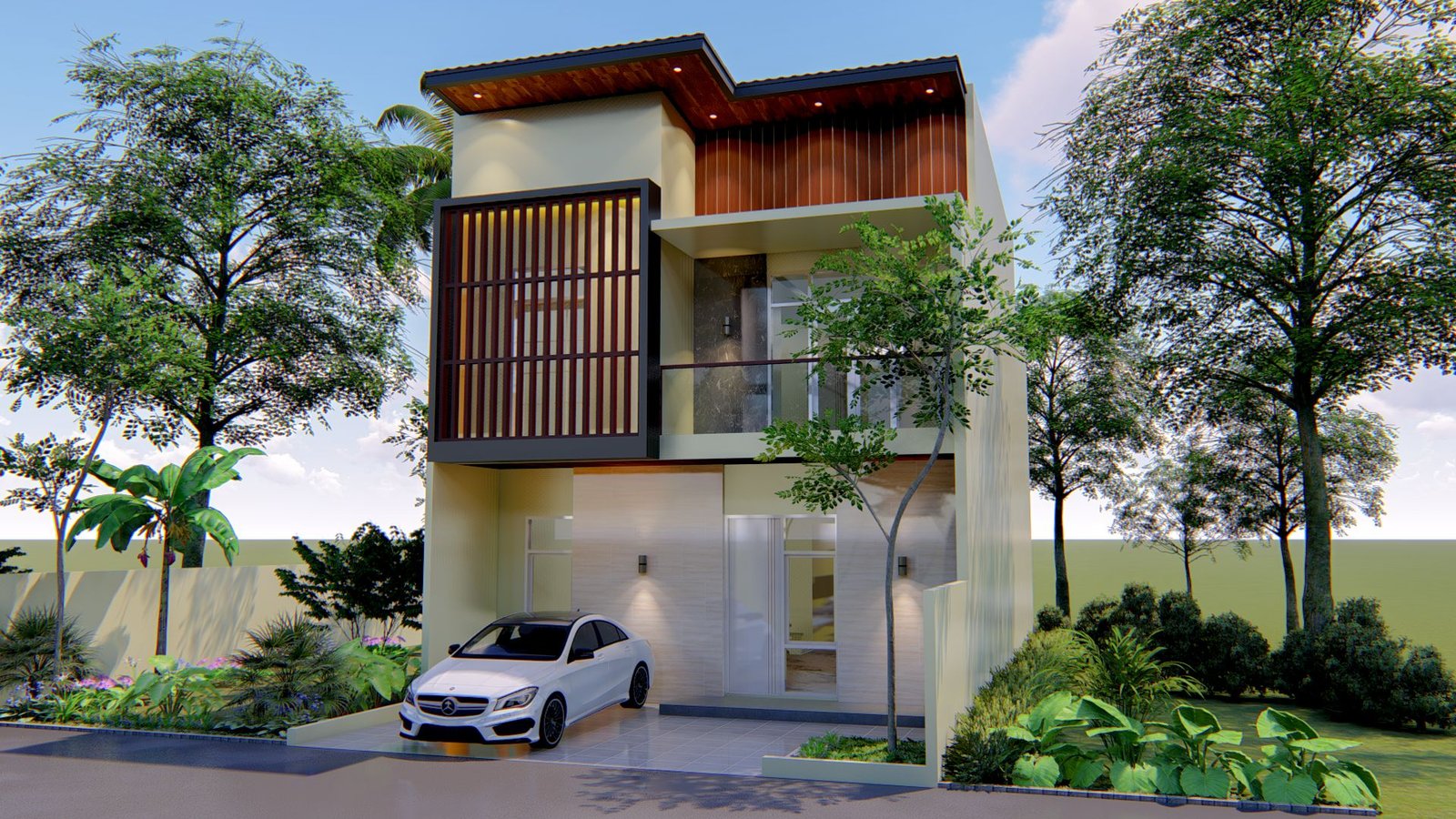 Desain Rumah Minimalis Modern 2 Lantai yang Elegan dan Nyaman