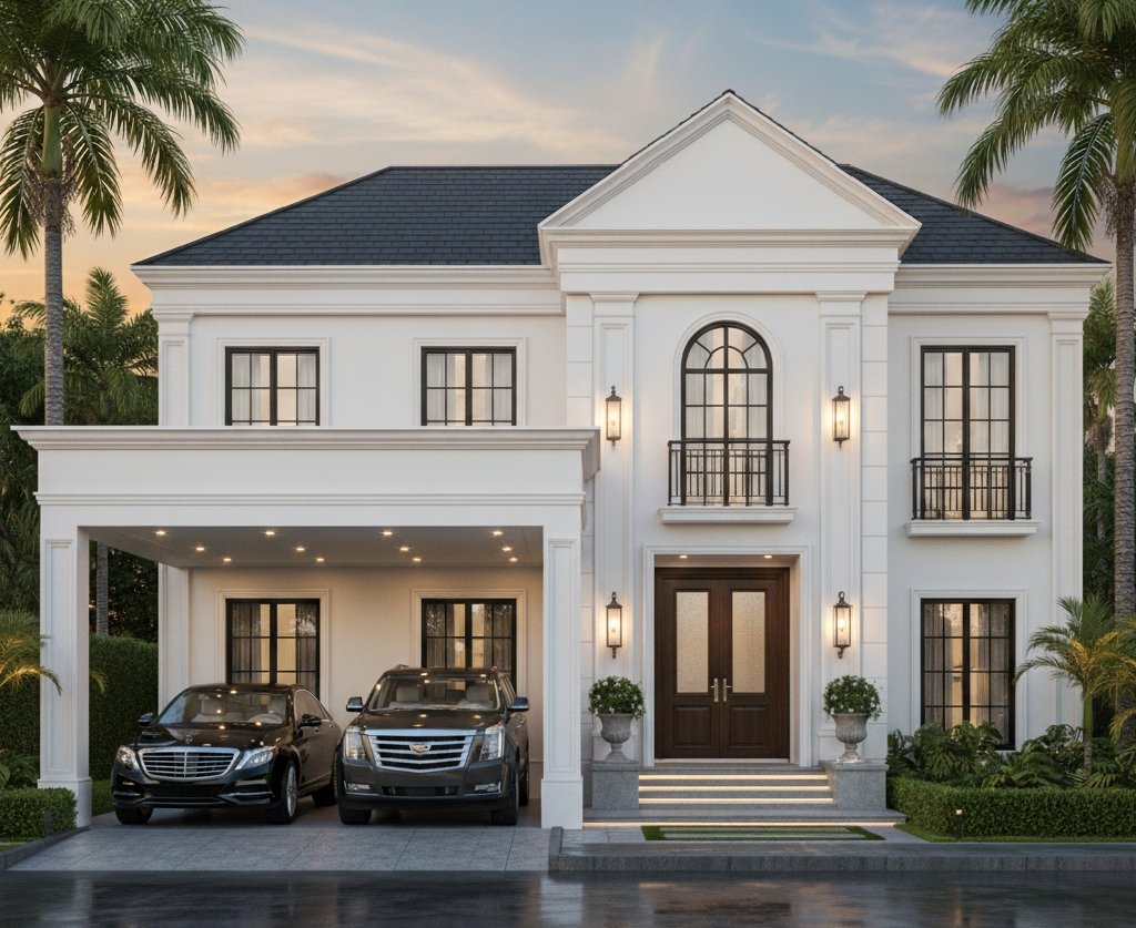 Desain Rumah Klasik Modern Mewah