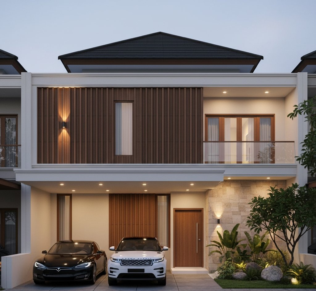 Desain Rumah Modern 2 Lantai